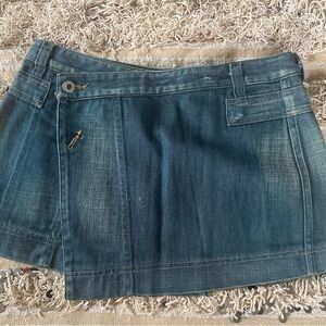 Diesel low waisted Denim Mini Skirt